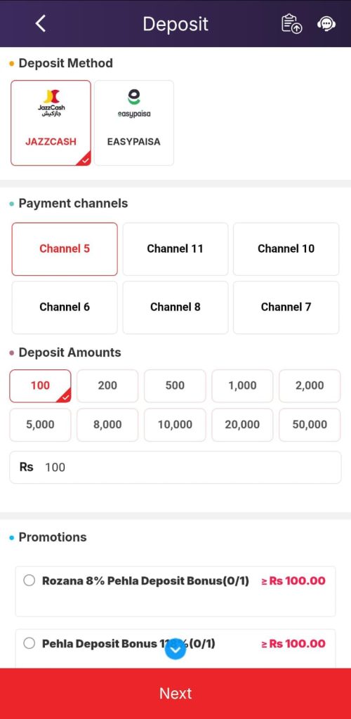 PKRspin game deposit